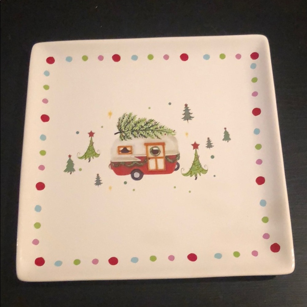 Tinsel Town Platte tray camping Winter plate
